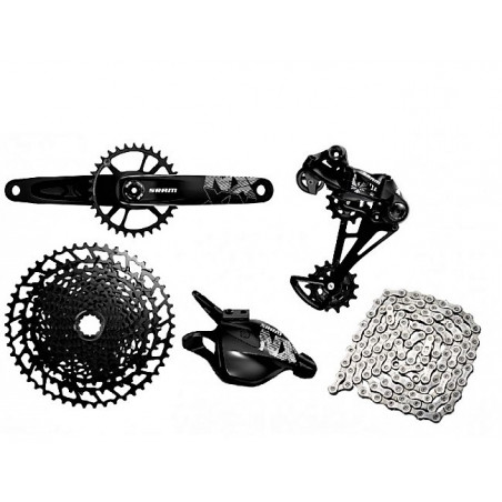 Grupo Sram NX Eagle 12x1 Bielas DUB Boost 175 32D