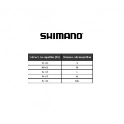 Cubrezapatillas Shimano S3000X NPU+ Negro