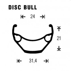 Ruote Posteriore Gurpil Disc Bull 26' Cassette Disc 6T
