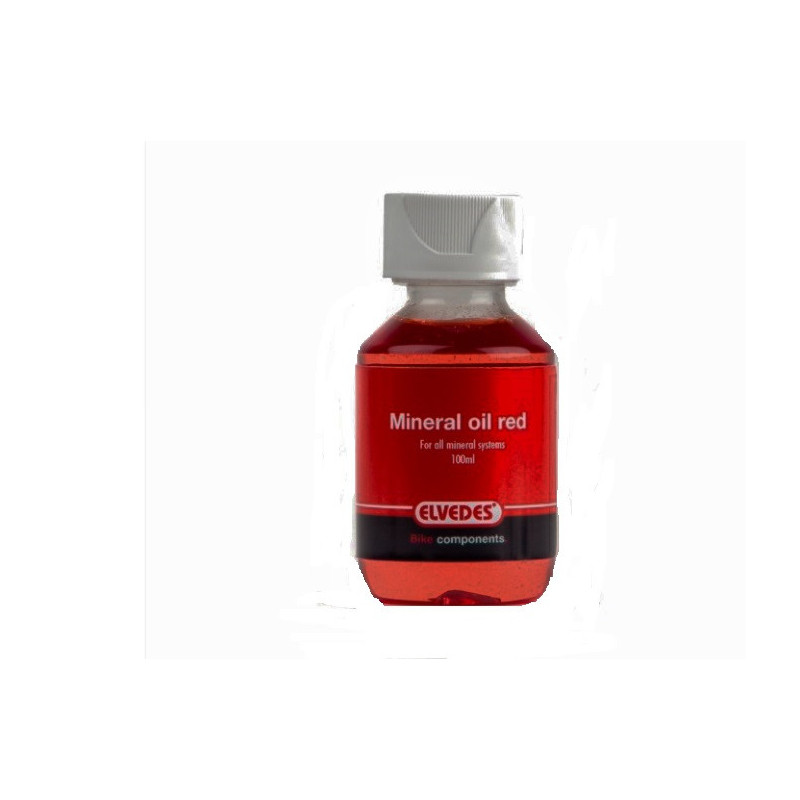 Líquido Frenos Disco Elvedes Hidráulico Mineral Rojo Bote 100 ml