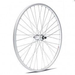 Ruote Posteriore Cyber 10 MTB 26" Mozzo Filettato Argento