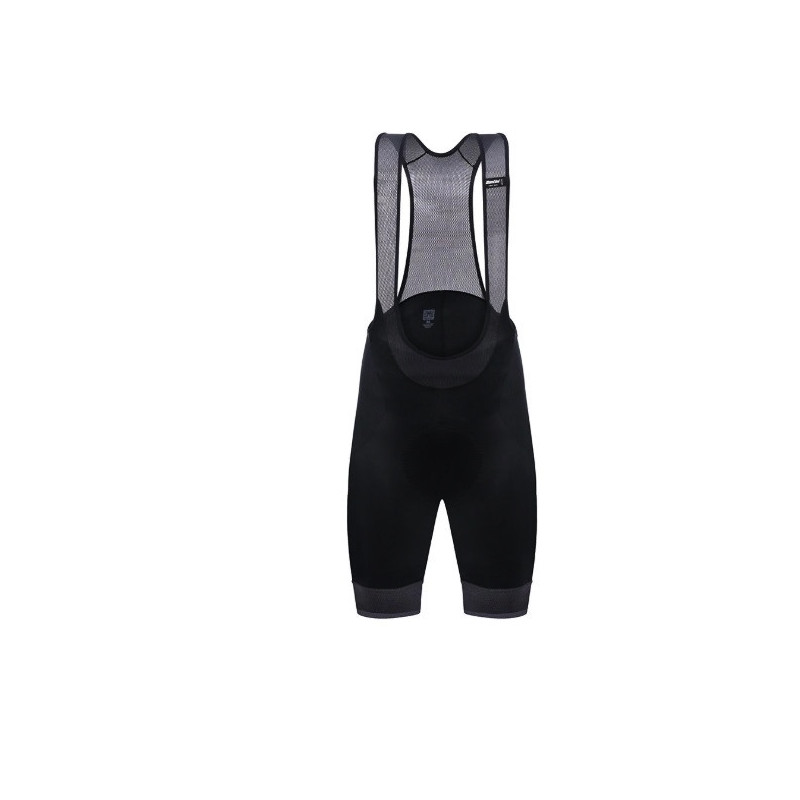 Culotte Santini Scatto Corto Con Tirantes Negro