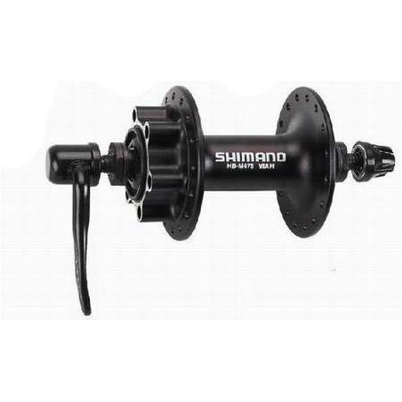 Buje Delantero Shimano HB-M475 Disco 6 Tornillos Negro