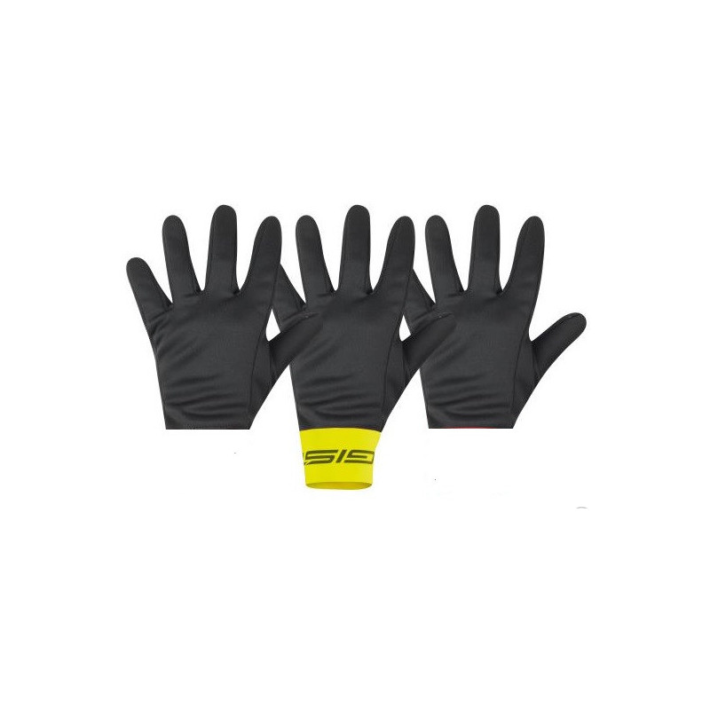 Guantes Gist Sonic Largos Negro/Amarillo Fluo