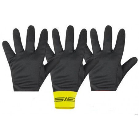 Guantes Gist Sonic Largos Negro/Amarillo Fluo