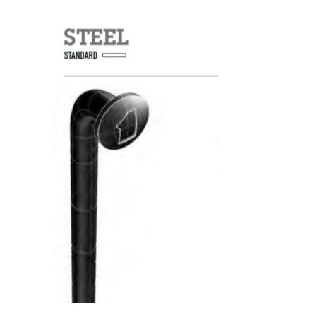 Raggio Mach1 276x2 Acciaio Nero