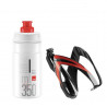 Kit Portabidón y Bidón Elite CEO Negro/Rojo Bidón JET Transparente