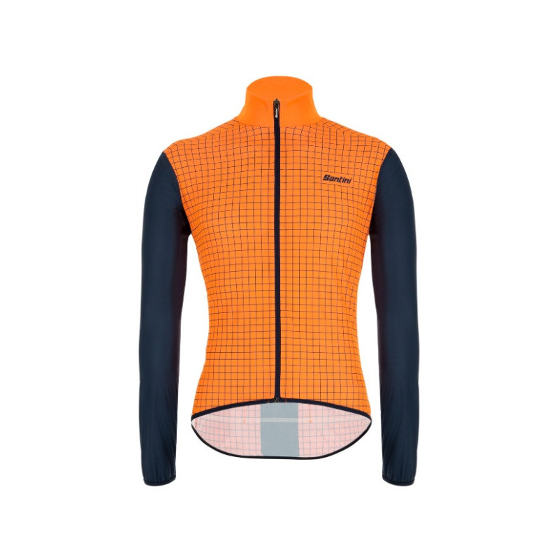 Giubbino Santini Nebula Antivento Arancio Fluo