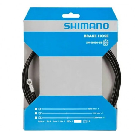 Latiguillo Freno Disco Shimano SM-BH90-SBLS 1000 MM Banjo 4 Pistones Latiguillo Freno Disco Shimano SM-BH90-SBLS 1000 MM Banjo 4 Pistones