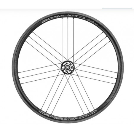 Ruedas Campagnolo Bora WTO 33 2 Way Fit Cubierta Dark Label