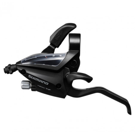 Maneta Izquierda Cambio/Freno Shimano ST-EF500 Triple Negro