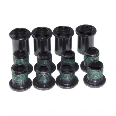 Tornillos Platos Truvativ Doble Largos Acero Negro