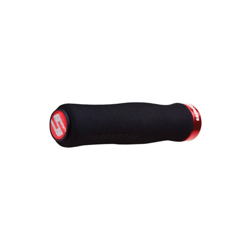 Puños Manillar Sram Contoured Locking Grips Negro/Rojo