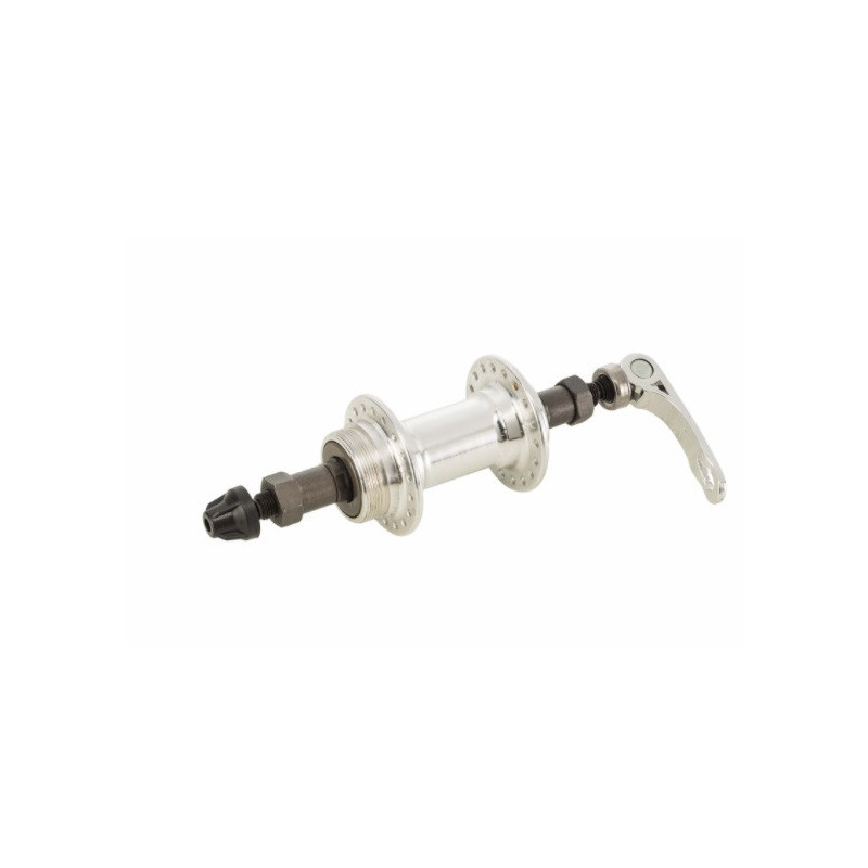 Mozzo Posteriore CLB Filettato Cuscinetti Argento