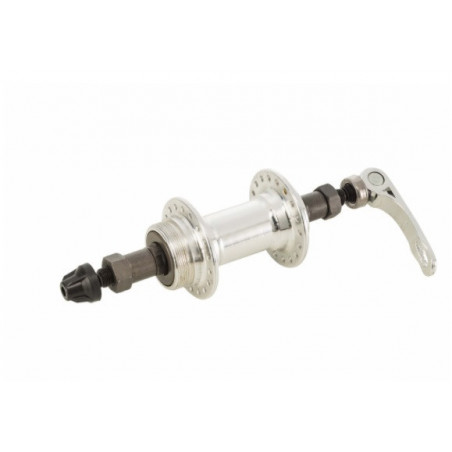 Mozzo Posteriore CLB Filettato Cuscinetti Argento