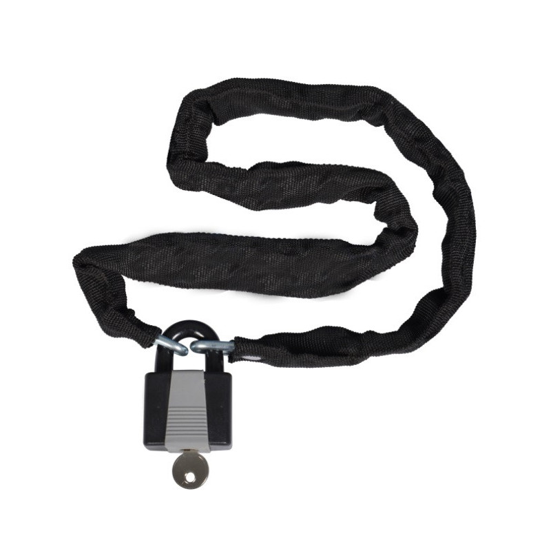 Candado OXC Cadena Con Llave 9x900mm Negro