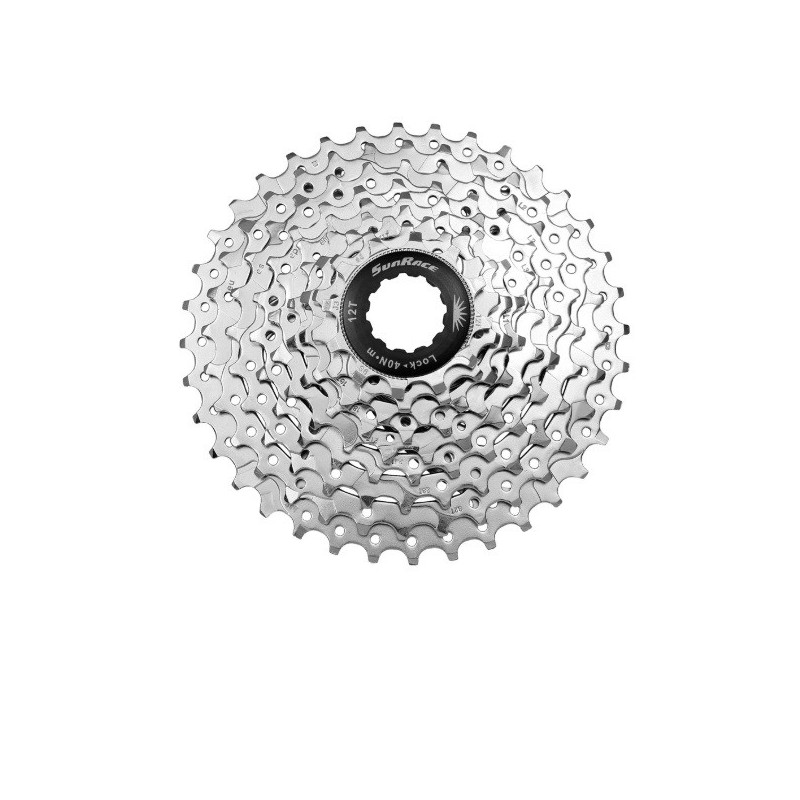 Cassette Sunrace M96 9V 11/32 Plata