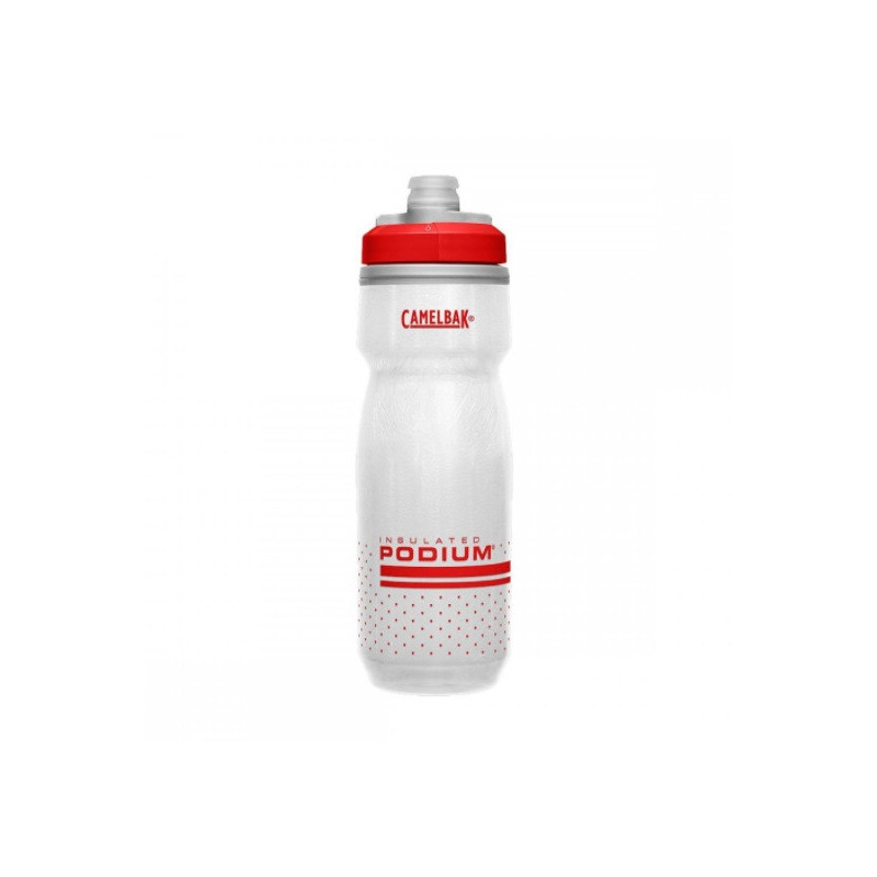 Bidón Camelbak Podium Chill Insulated Fiery Rojo/Blanco 620 ML