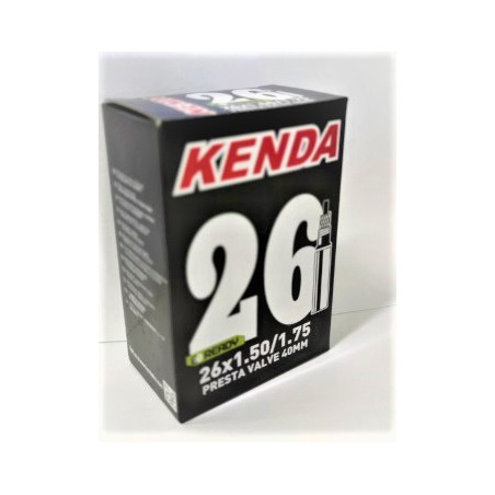 Cámara Kenda 26x1.50/1.75 Válvula Presta 42mm Cámara Kenda 26x1.50/1.75 Válvula Presta 42mm