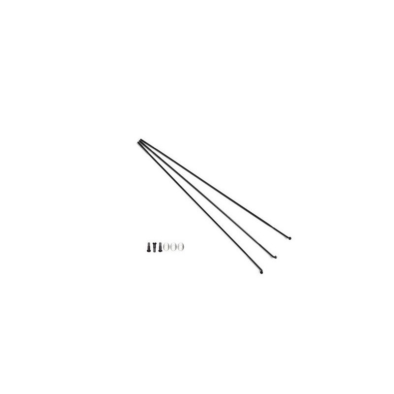 Radio Zipp CX-RAY J-Bend 266mm Pack 3 Unidades