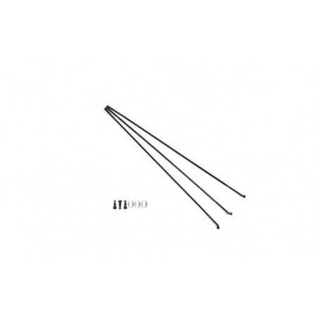 Radio Zipp CX-RAY J-Bend 266mm Pack 3 Unidades