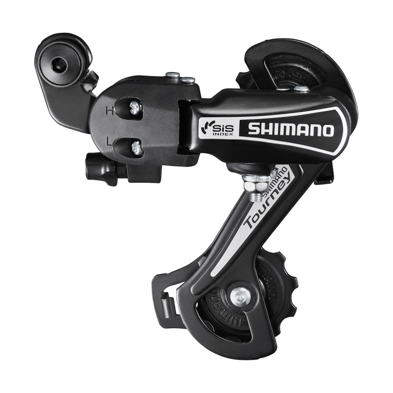 Cambio Shimano Tourney RD-TY21-B Corto 6V Sin Pata Negro