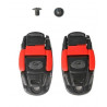 Coppia Chiusure Scarpe Sidi Caliper Nero/Rosso