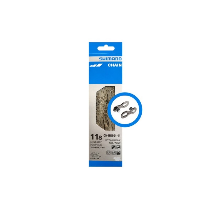Cadena Shimano HG-601 105/SLX 11v Quick-Link 126L