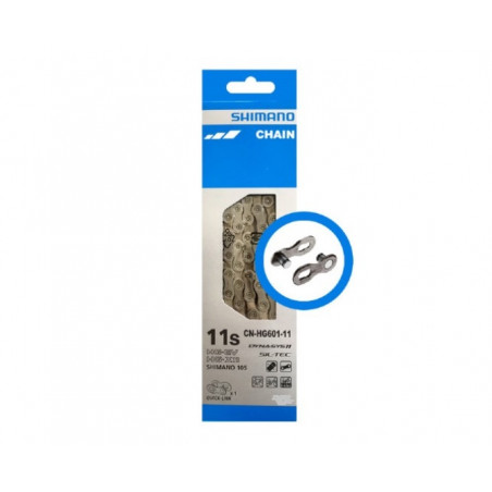 Cadena Shimano HG-601 105/SLX 11v Quick-Link 126L