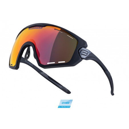 Gafas Force Ombro Plus Negro Lente Roja