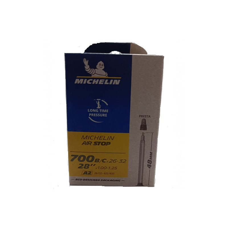 Cámara Michelin AirStop 700X26/32 Válvula Presta 48 mm