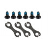 Tornillos Fijación Disco Shimano RT-66 Pack 6 Negro