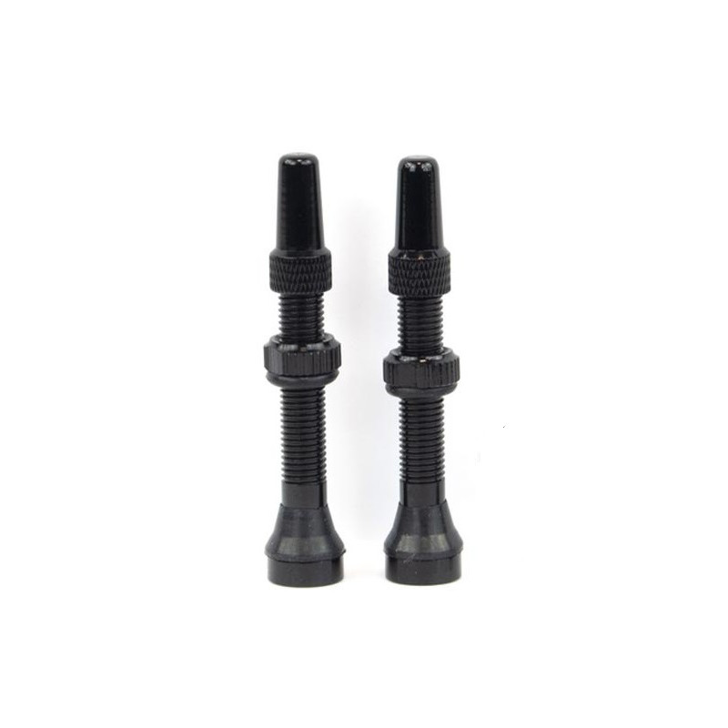 Válvula Tubeless Gurpil Aluminio Negro 40 mm Pack 2 Unidades