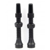 Válvula Tubeless Gurpil Aluminio Negro 40 mm Pack 2 Unidades