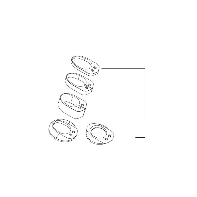 Kit Espaciadores Manillar Deda Alanera DCR