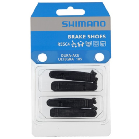 Pattini Freni Shimano R55C4 Dura-Ace/Ultegra/105 Pack 4