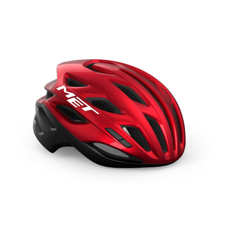Casco Met Estro MIPS Negro/Rojo Metálico Brillo