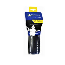 Cubierta Michelin Lithion 2 V3 700x23 Negro/Gris Plegable