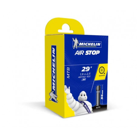 Camera d´aira Michelin Airstop 29x1.90/2.50 Valvola Standart 34 mm Camera d´aira Michelin Airstop 29x1.90/2.50 Valvola Standart 34 mm