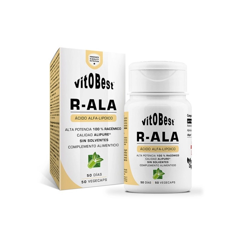 R-ALA Vitobest Ácido Alfa-Lipoico 50 Cápsulas
