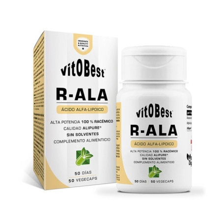 R-ALA Vitobest Ácido Alfa-Lipoico 50 Cápsulas