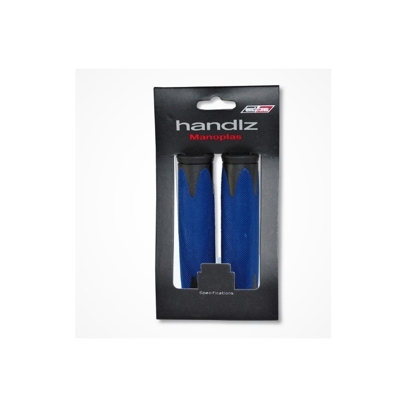 Puños Manillar Velo Handlz D2 Negro/Azul 130mm