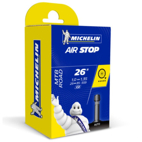 Camera D´aria Michelin Airstop 26x1.00/1.35 Valvola Standart 34 mm