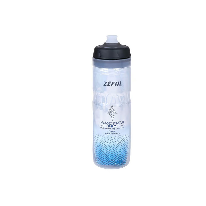 Bidón Zéfal Arctica PRO 750 ml Plata/Azul