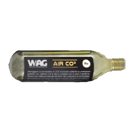 Cartucho CO2 WAG 25 Grs Con Rosca