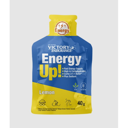 Energy Up Gel Victory Endurance Limón 40 Grs
