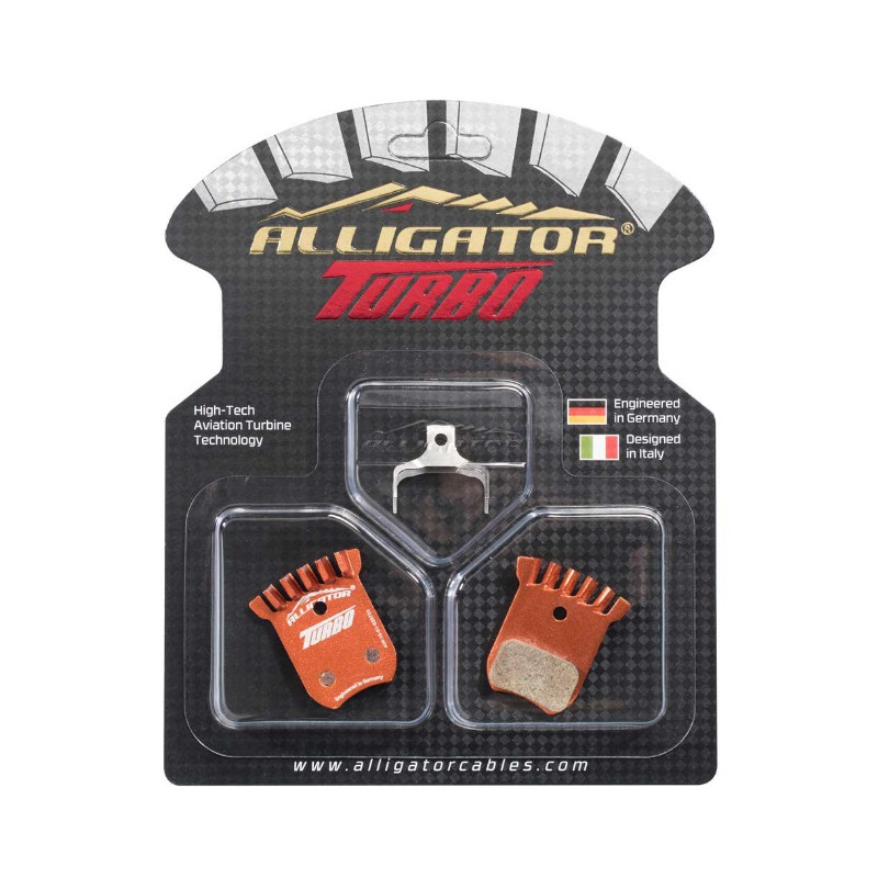 Pastillas de Freno Disco Alligator Turbo Shimano Dura-Ace/Ultegra Refrigeradas
