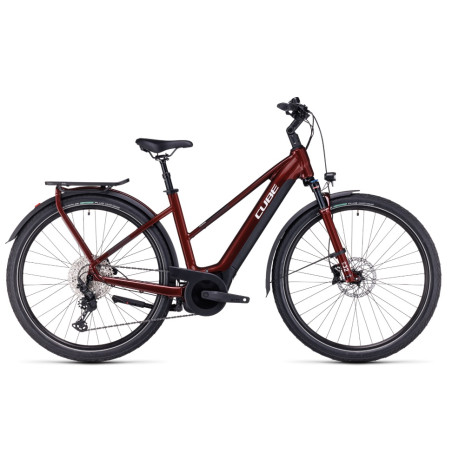 Bicicleta Cube Touring Hybrid EXC 625 Red Trapeze