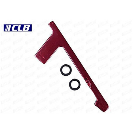 Adaptador Pinza Freno Disco CLB Delantero/Trasero Post Mount 180 Rojo