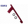 Adaptador Pinza Freno Disco CLB Delantero/Trasero Post Mount 180 Rojo